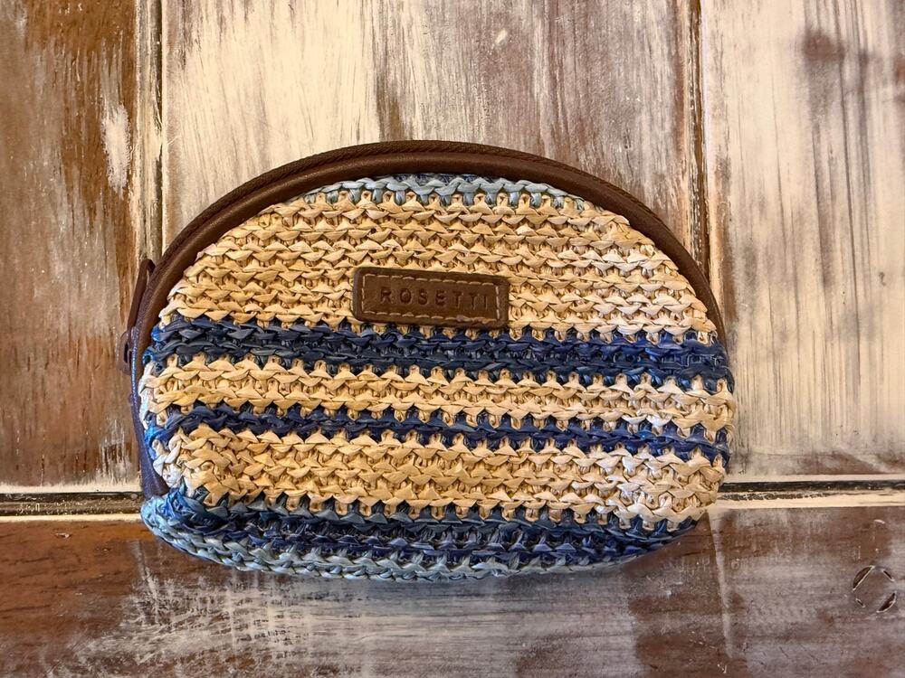 Rossetti Woven Coin Purse Striped
